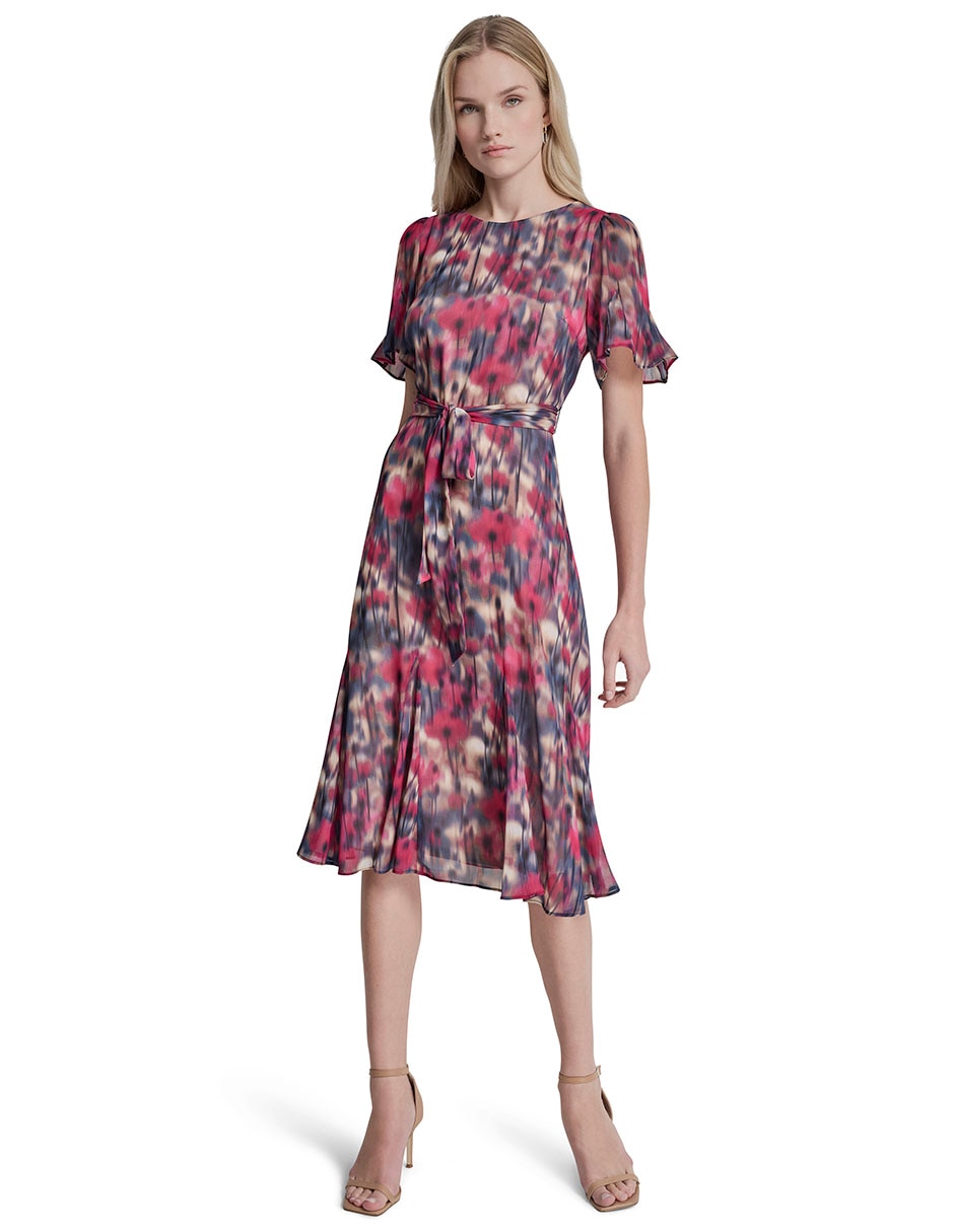 Vestido midi casual para mujer
