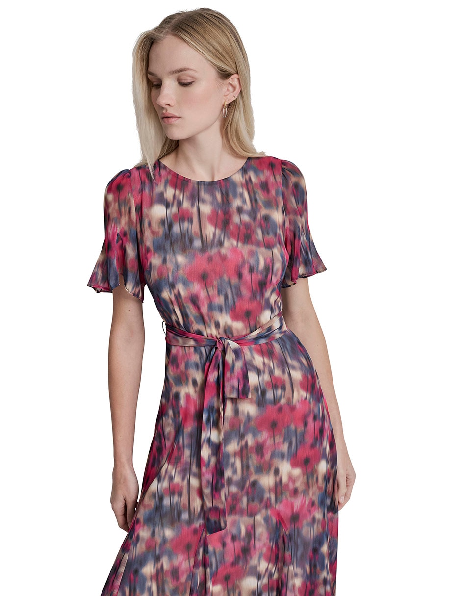 Vestido midi casual para mujer