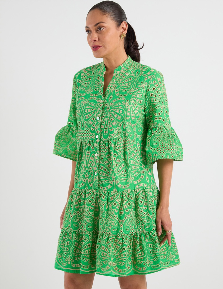 Vestido a la rodilla casual para mujer 1
