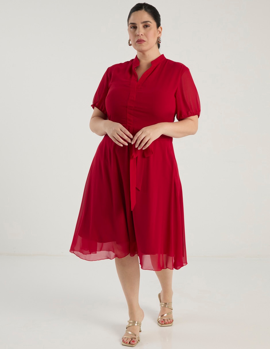 Vestido 3/4 casual vestido para mujer 1