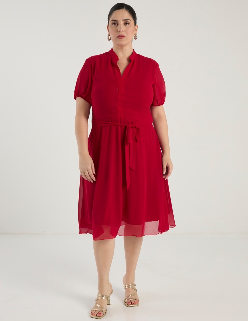 Vestido 3/4 casual vestido para mujer 7