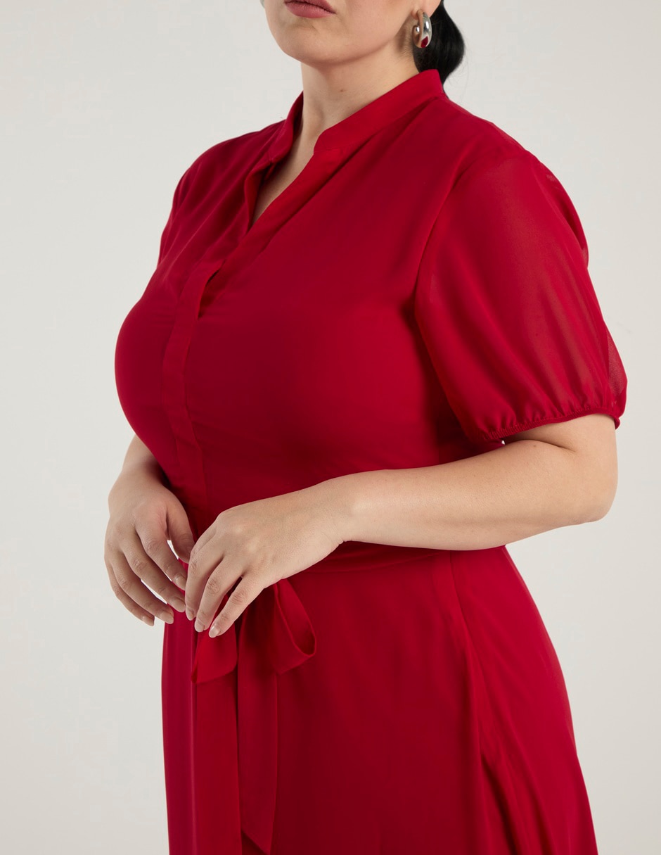 Vestido 3/4 casual vestido para mujer 9