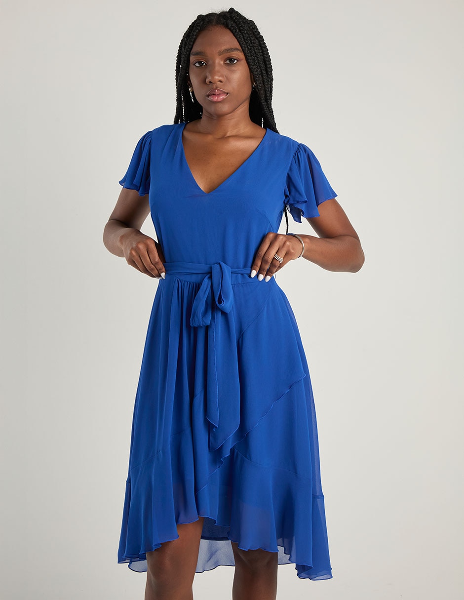 Vestido a la rodilla casual para mujer 1