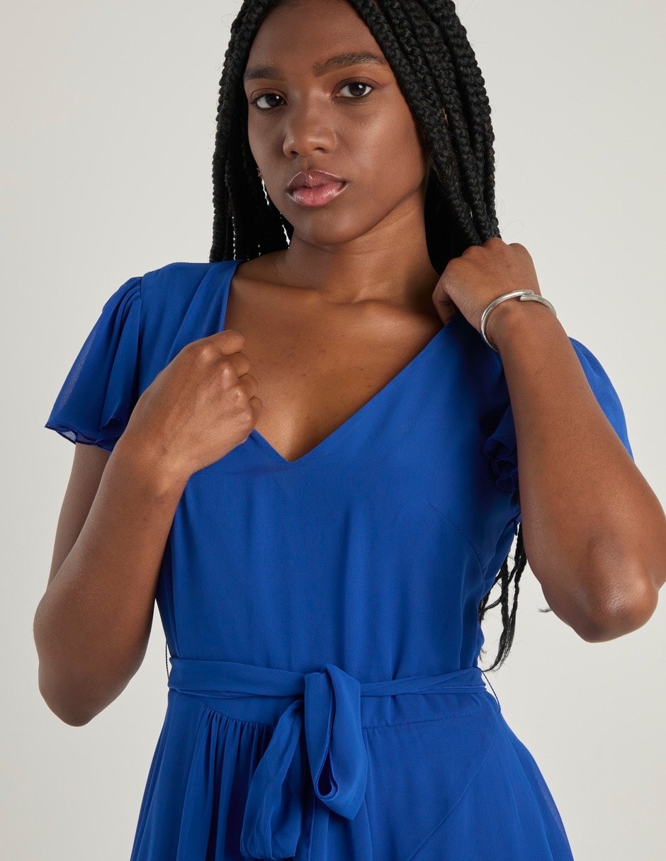 Vestido a la rodilla casual para mujer 9