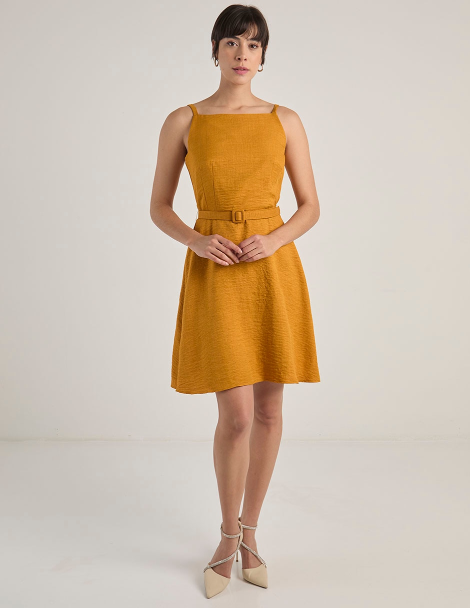 Vestido a la rodilla casual para mujer 7