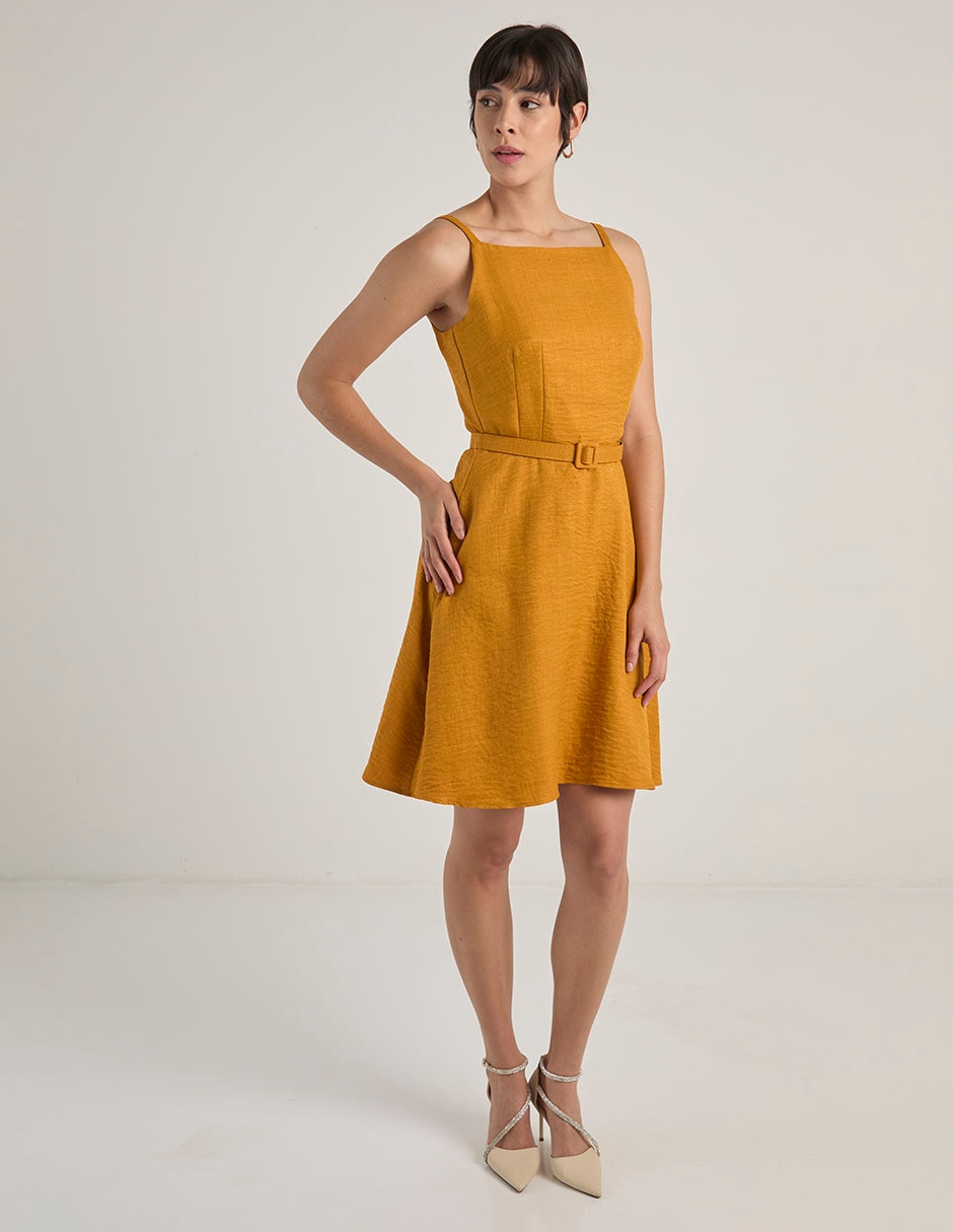 Vestido a la rodilla casual para mujer 8
