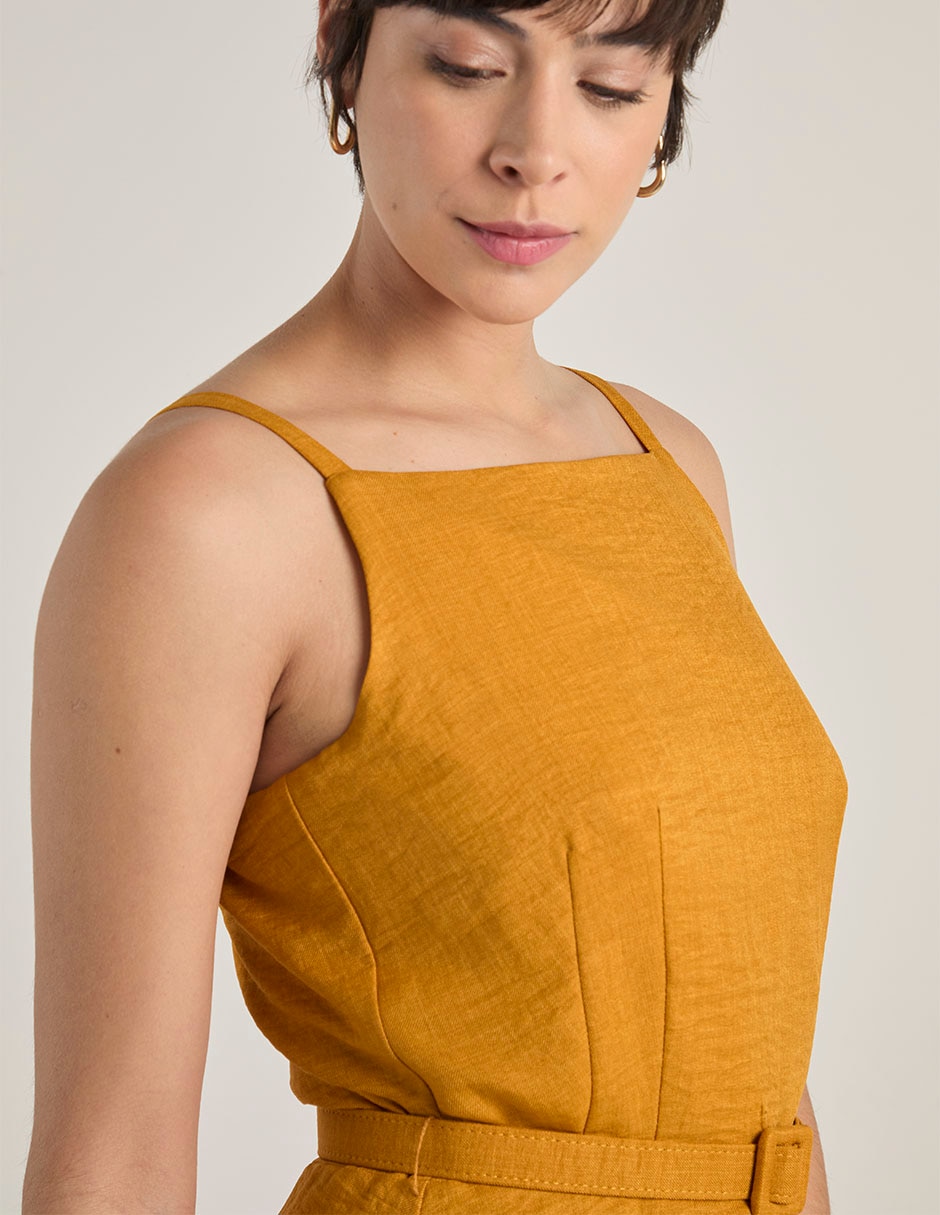 Vestido a la rodilla casual para mujer 9