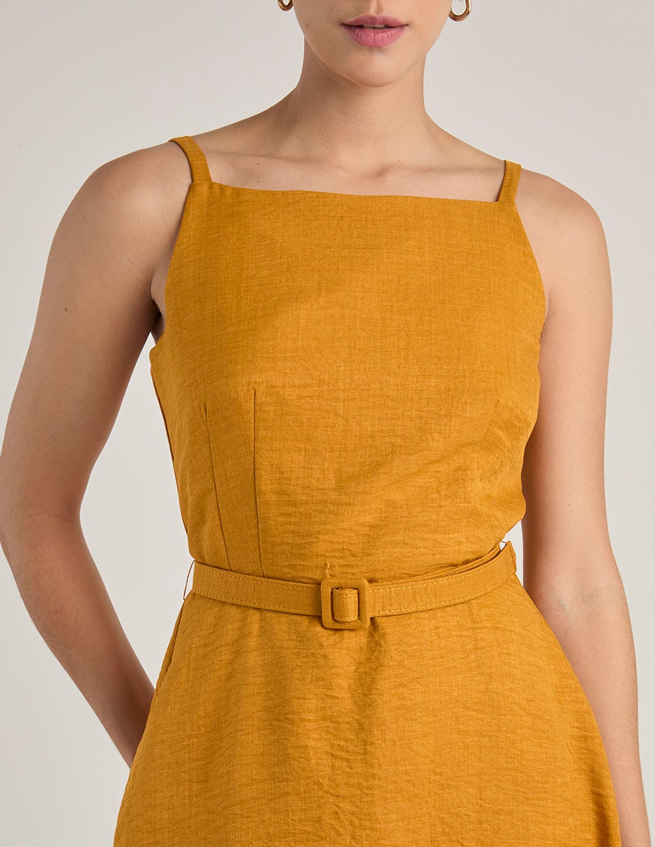 Vestido a la rodilla casual para mujer 10