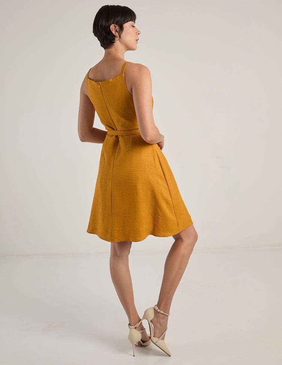 Vestido a la rodilla casual para mujer 11
