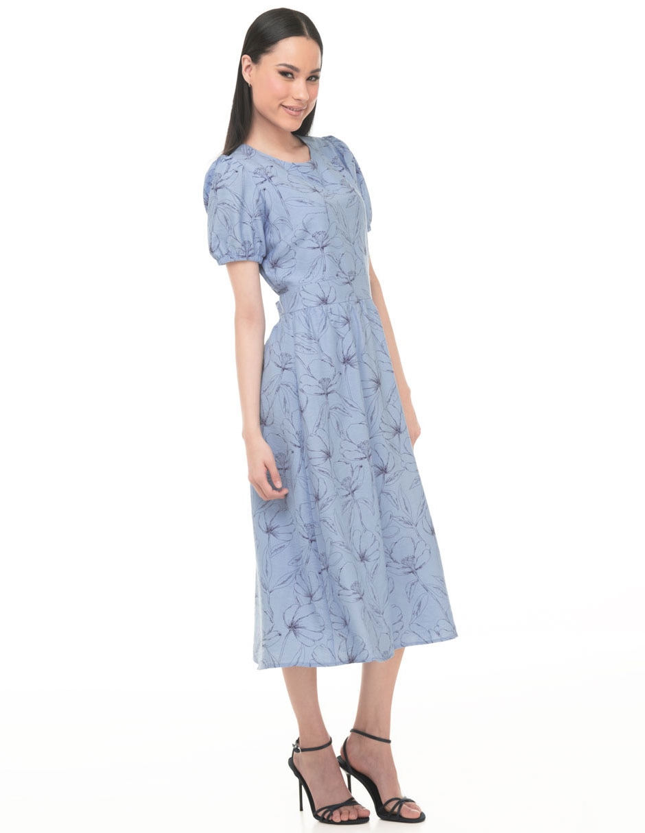 Vestido midi casual para mujer Vestido midi casual para mujer
