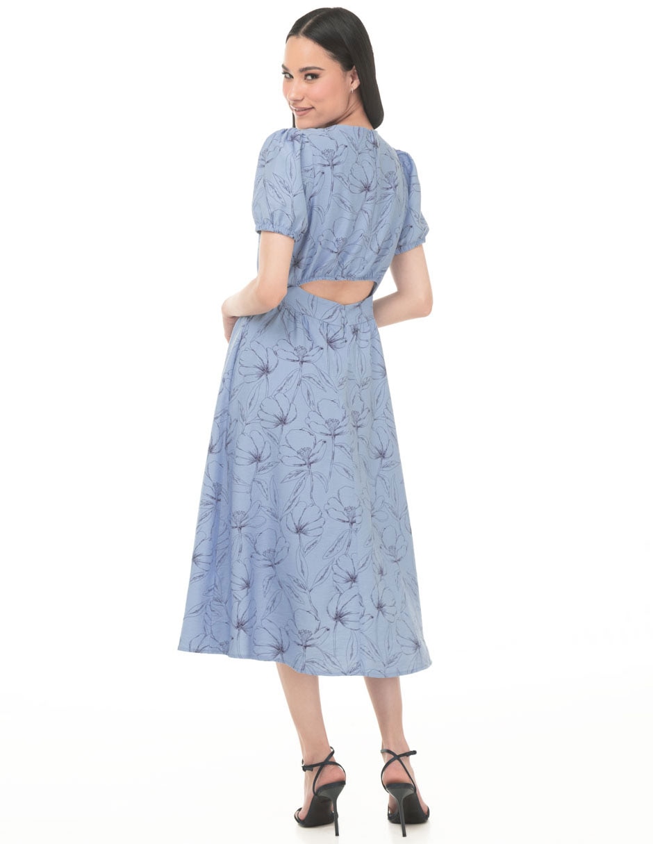 Vestido midi casual para mujer