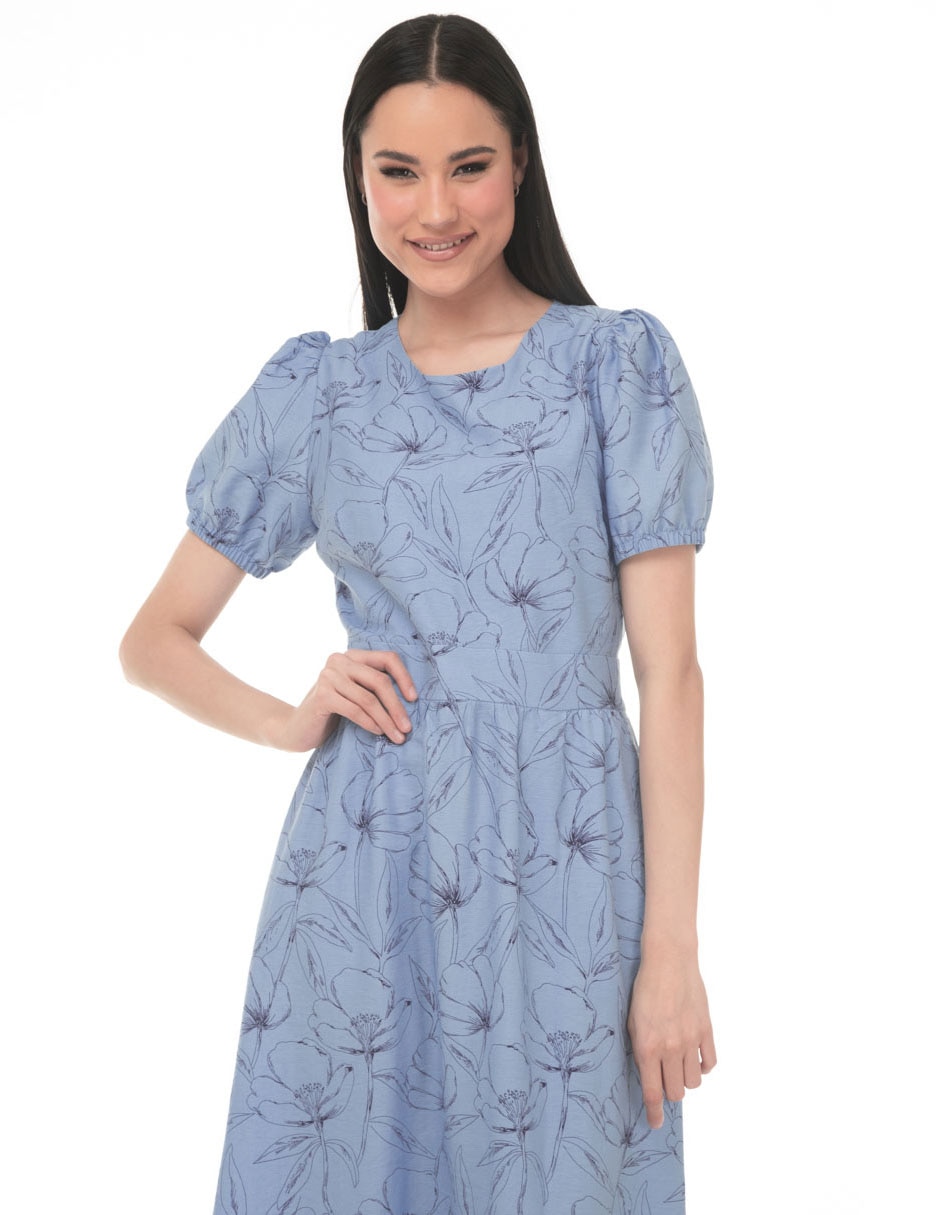 Vestido midi casual para mujer