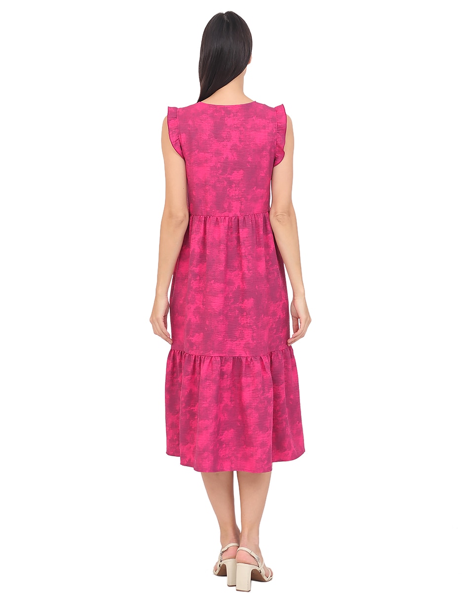 Vestido midi casual rue de la paix para mujer