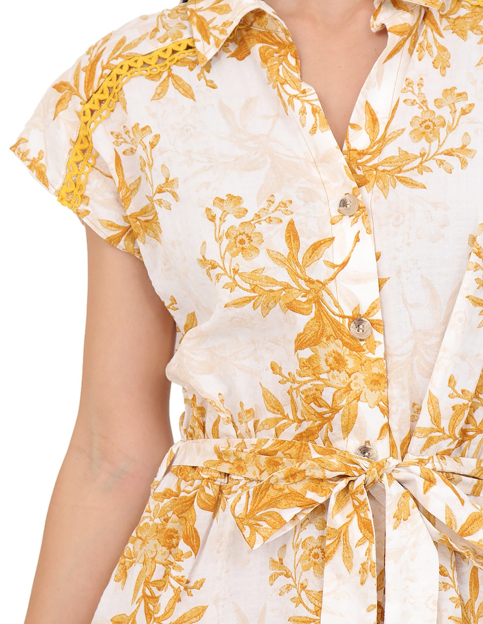 Vestido midi casual rue de la paix para mujer
