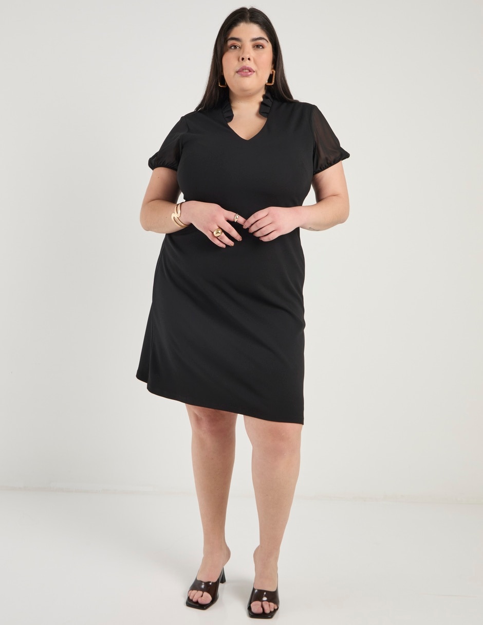 Vestido a la rodilla casual para mujer 8