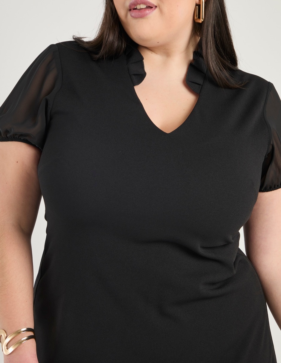 Vestido a la rodilla casual para mujer 9