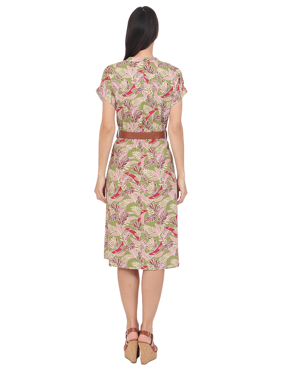 Vestido 3/4 casual rue de la paix para mujer