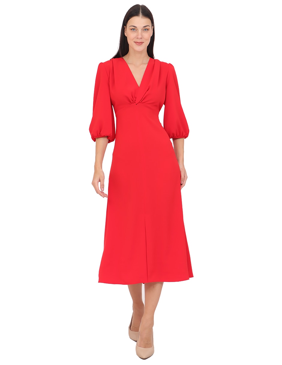 Vestido midi formal para mujer