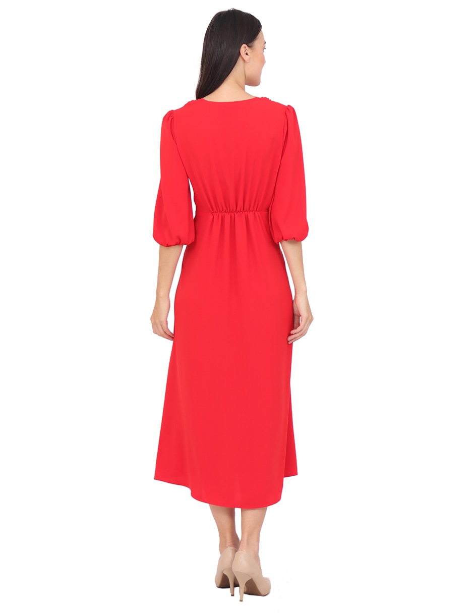 Vestido midi formal rue de la paix para mujer
