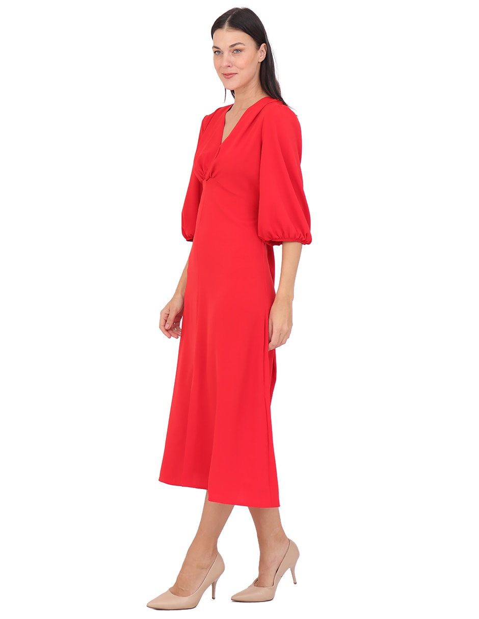 Vestido midi formal rue de la paix para mujer