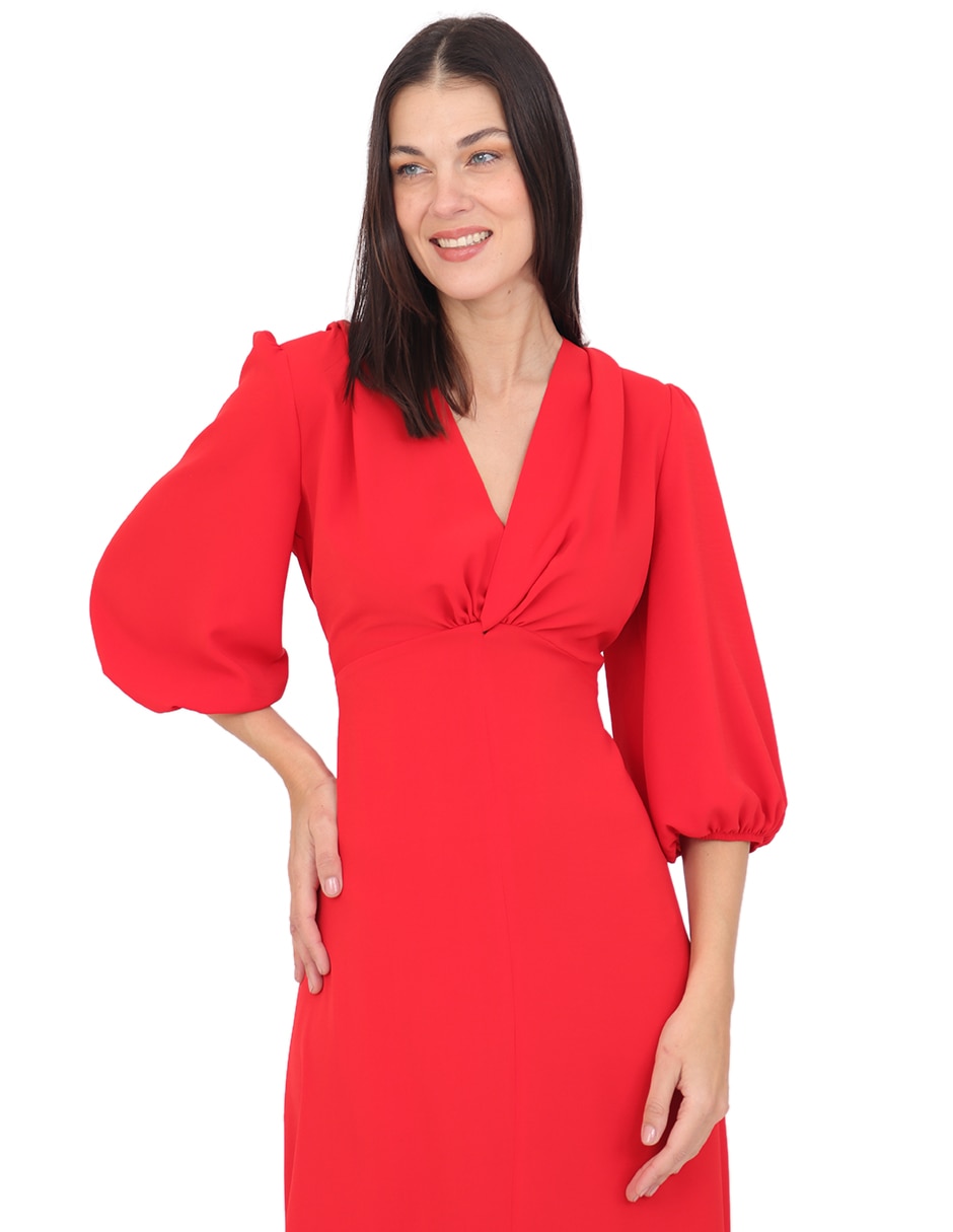Vestido midi formal rue de la paix para mujer