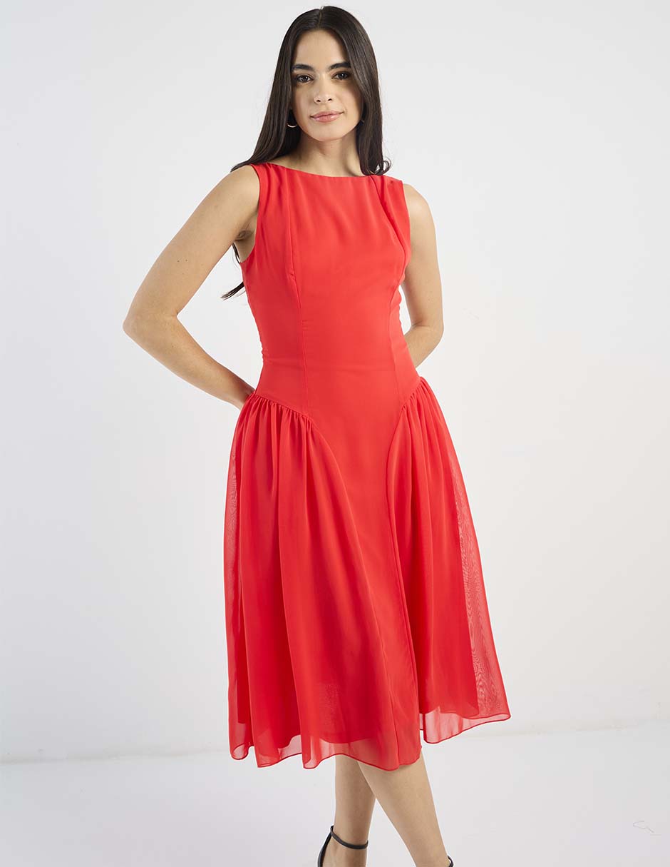 Vestido midi casual para mujer 1