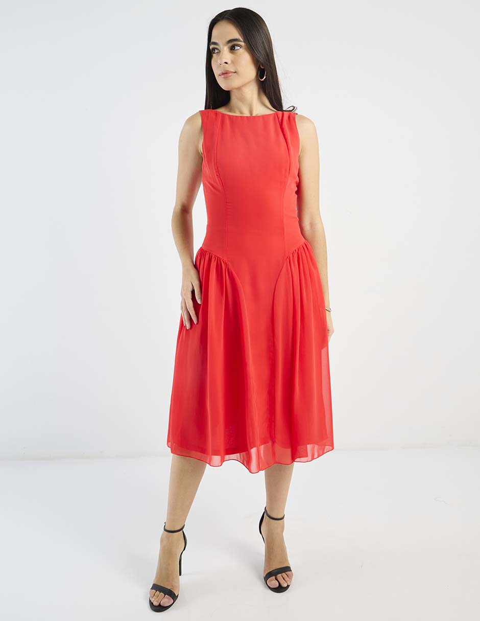 Vestido midi casual para mujer 8