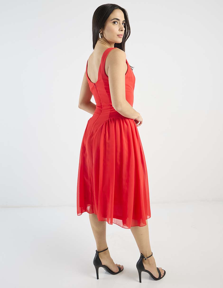 Vestido midi casual para mujer 11