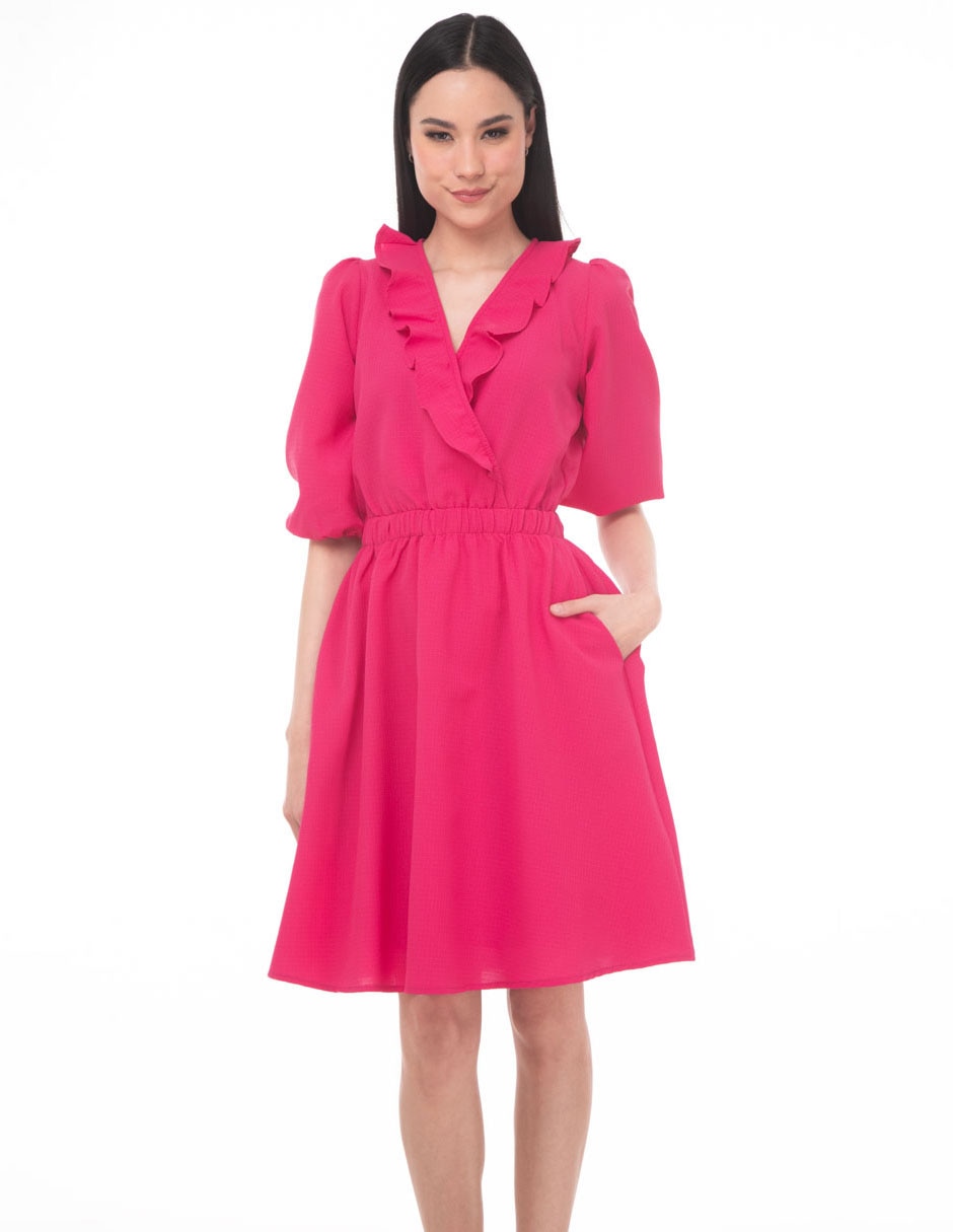 Vestido a la rodilla casual para mujer