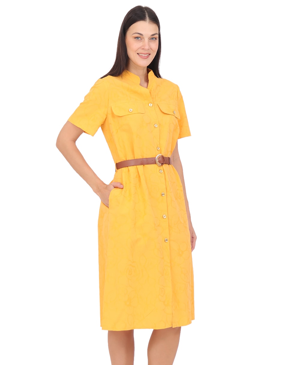 Vestido midi casual rue de la paix para mujer