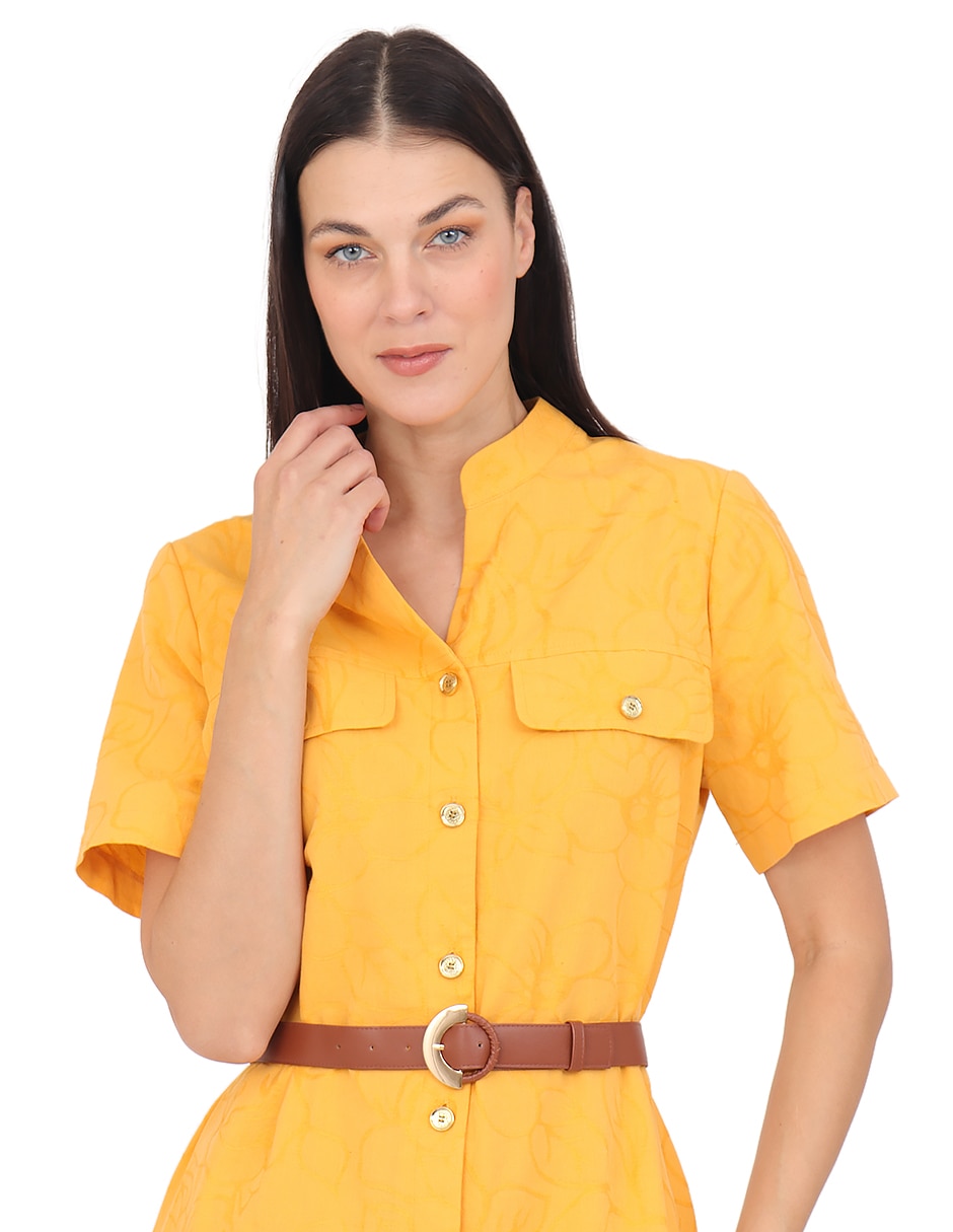 Vestido midi casual rue de la paix para mujer
