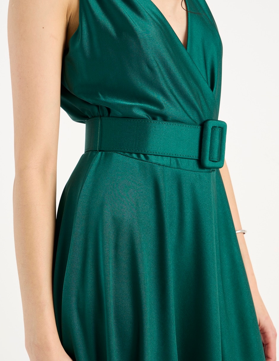 Vestido 3/4 de fiesta escote V 9