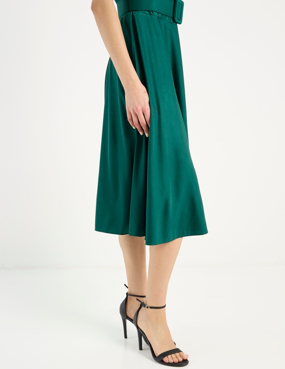 Vestido 3/4 de fiesta escote V 10