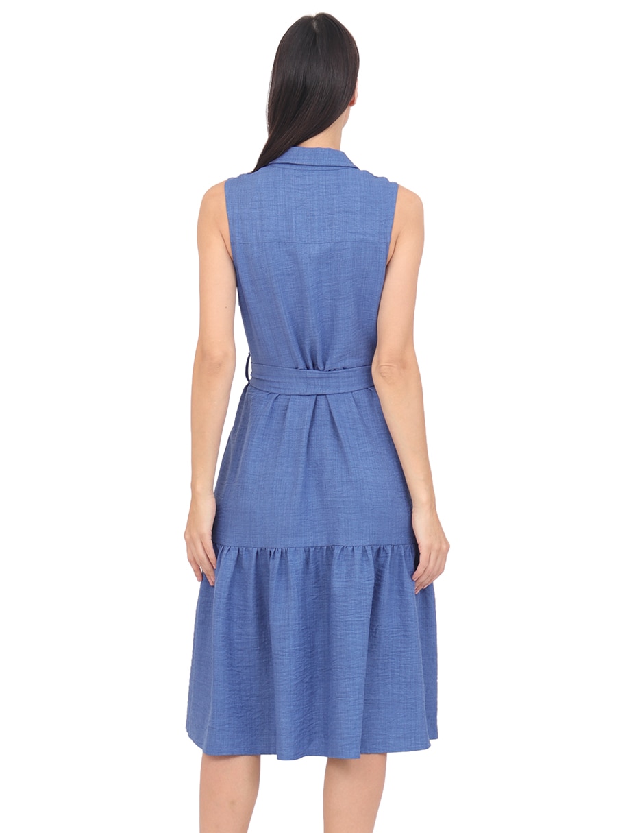 Vestido midi casual rue de la paix para mujer