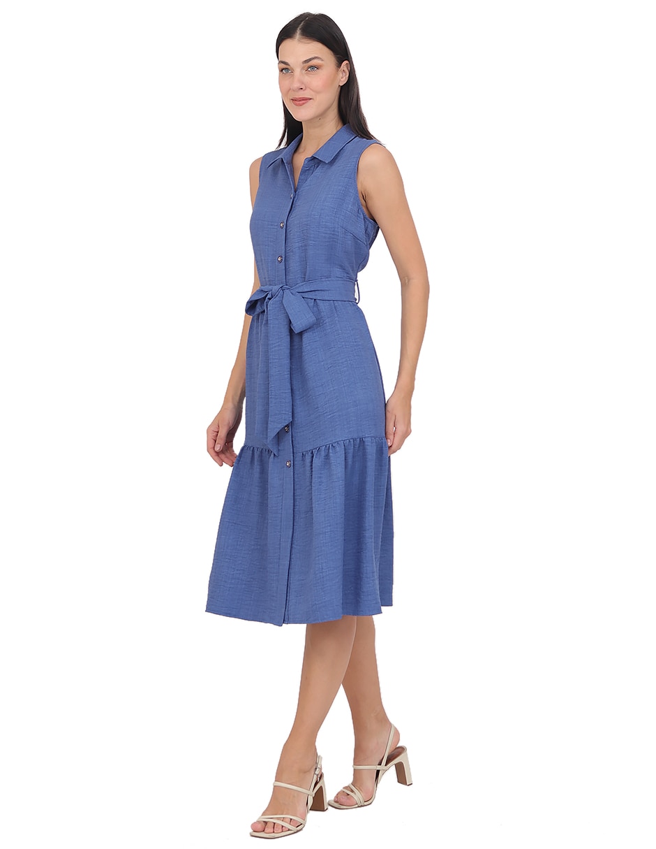 Vestido midi casual rue de la paix para mujer