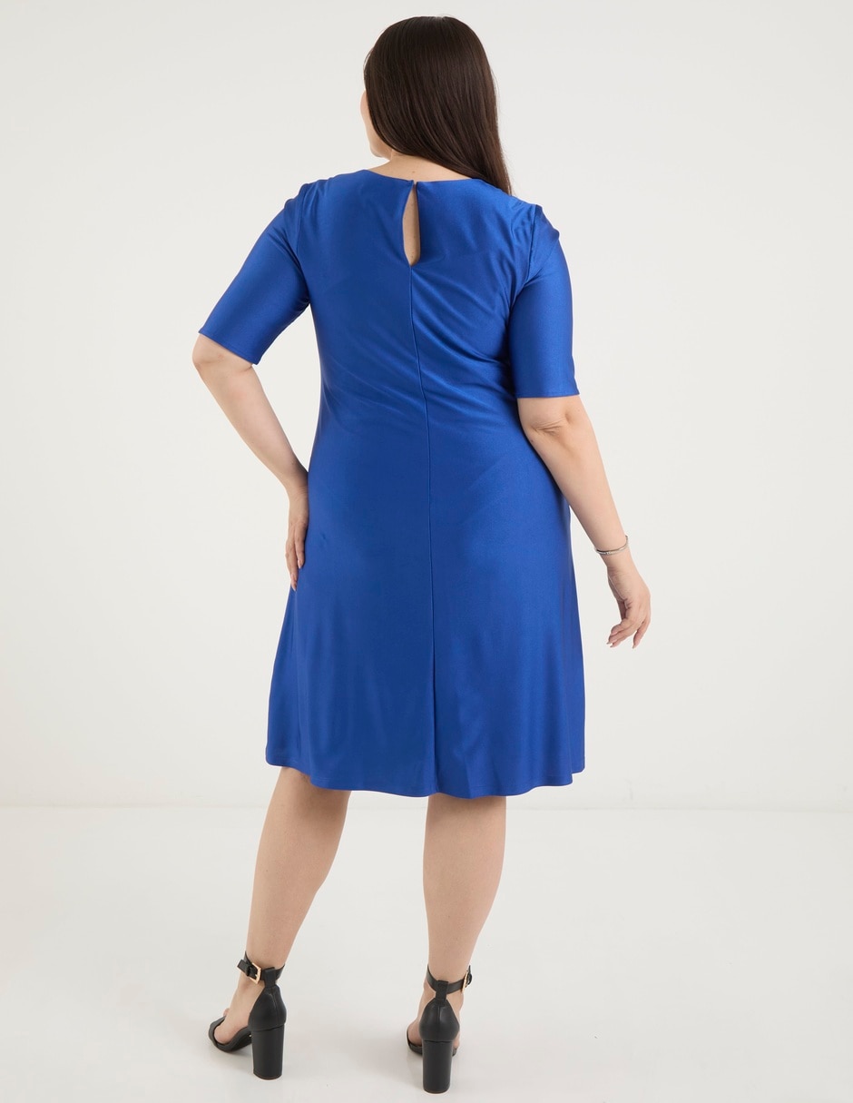 Vestido a la rodilla casual para mujer 2