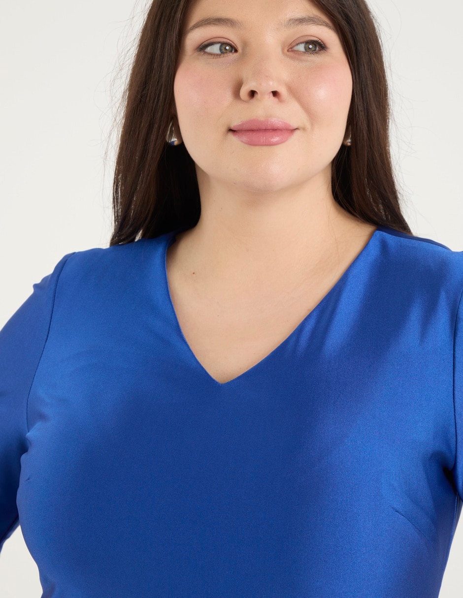Vestido a la rodilla casual para mujer 4