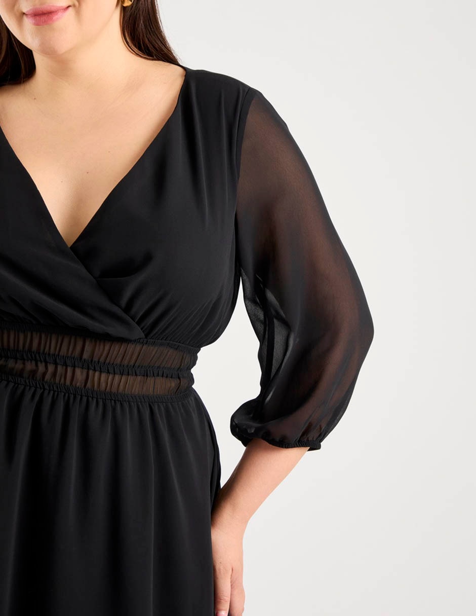 Vestido midi casual para mujer