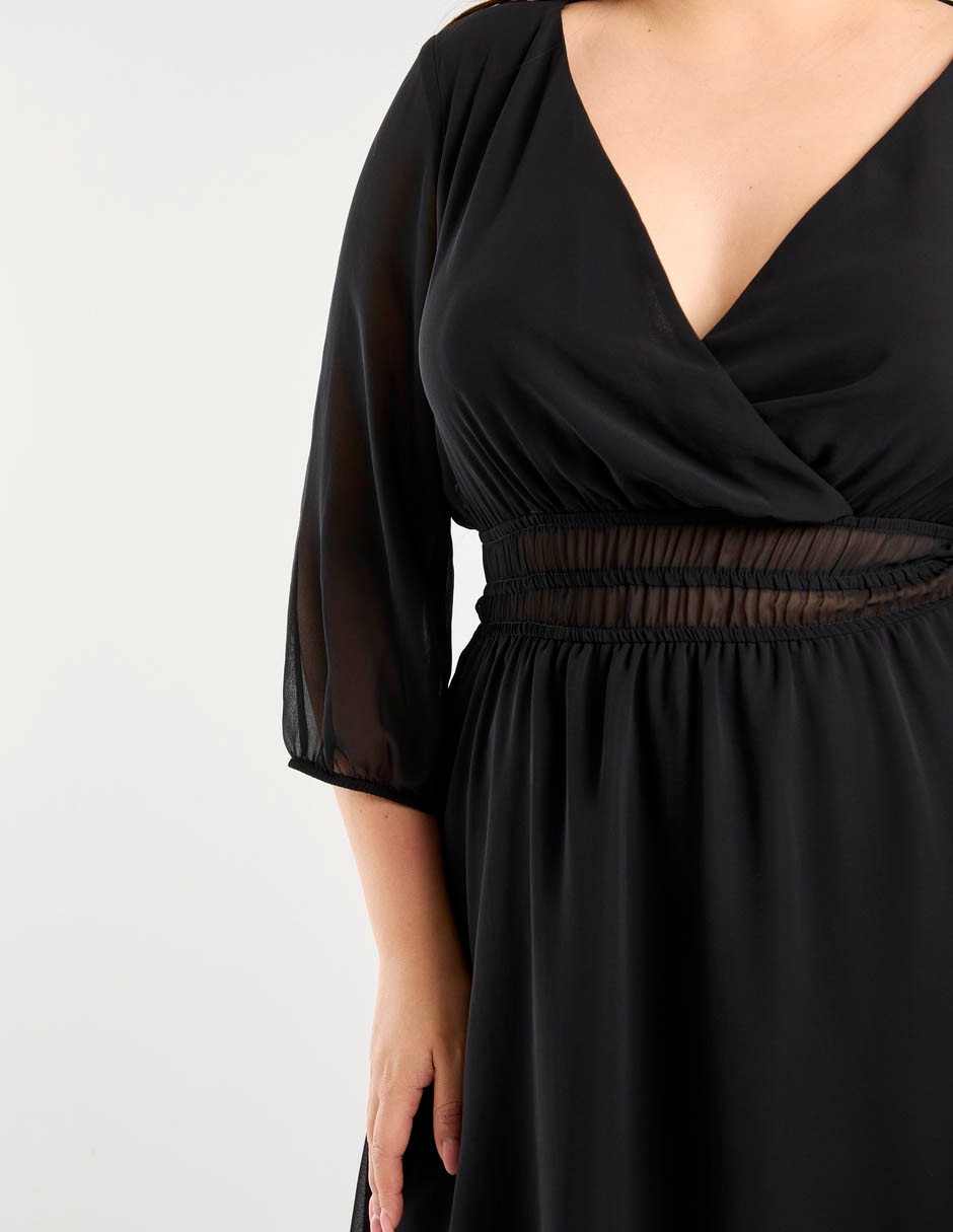 Vestido midi casual para mujer