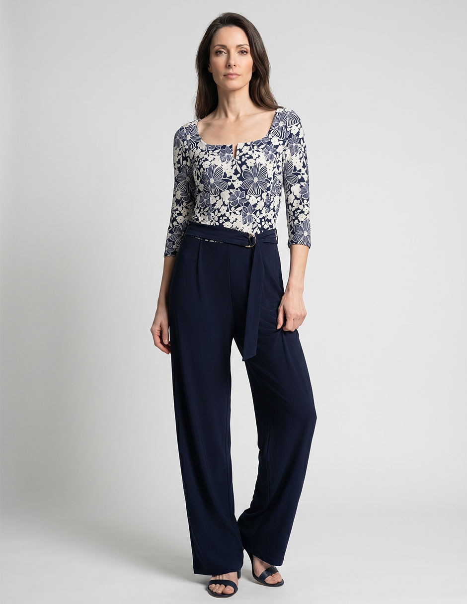Jumpsuit casual estampado floral para mujer
