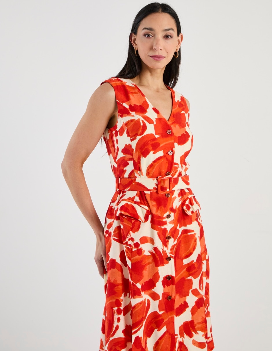 Vestido 3/4 casual para mujer