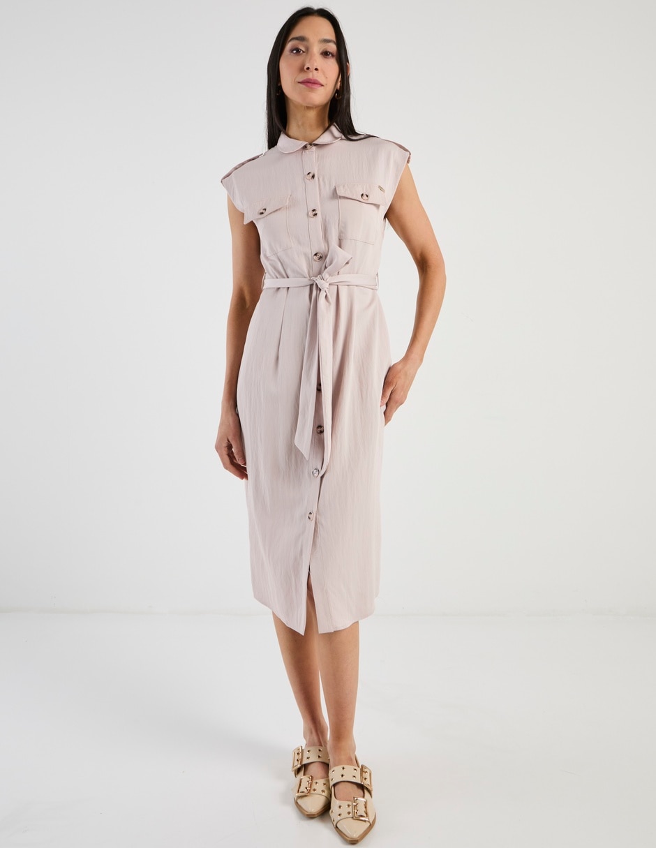 Vestido midi casual para mujer Vestido midi casual para mujer