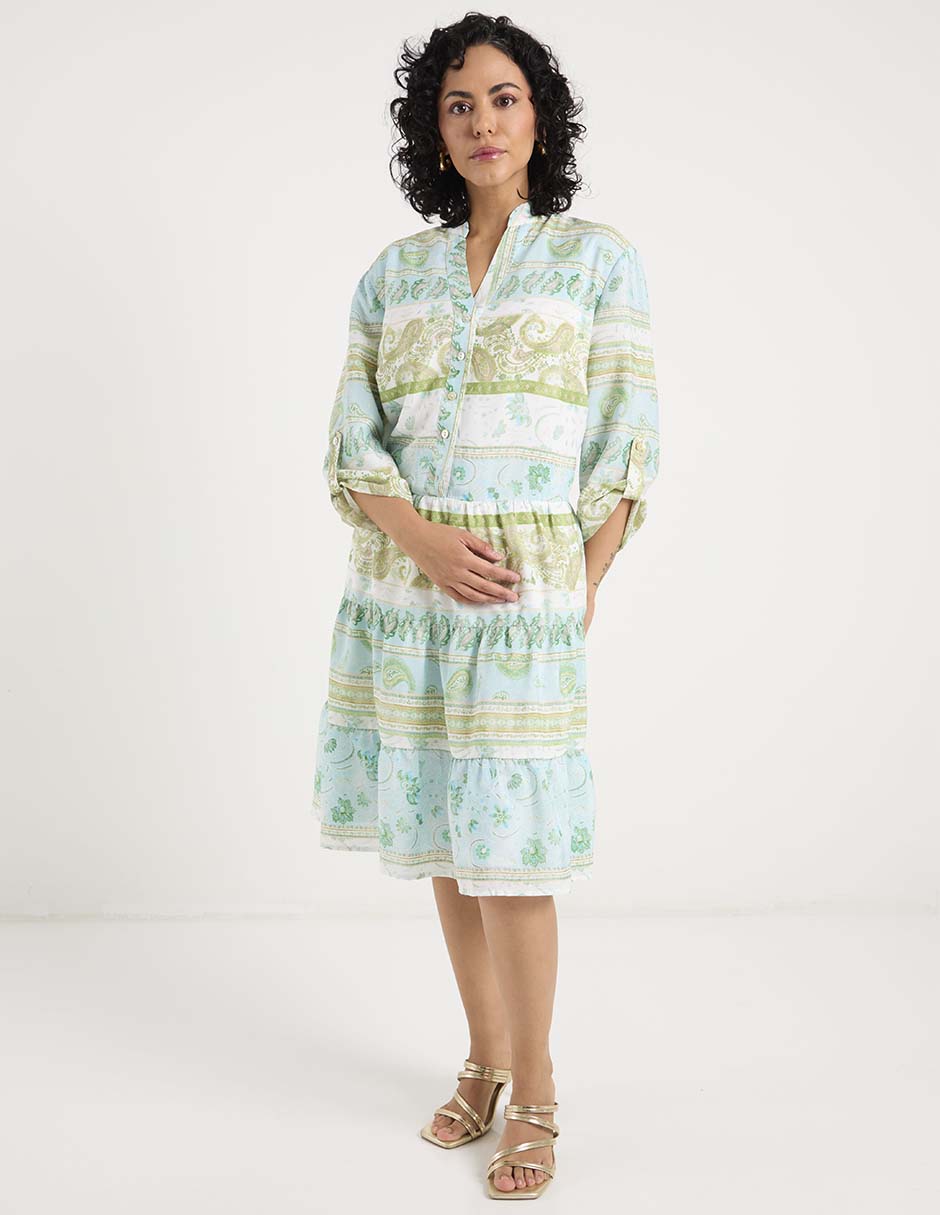 Vestido a la rodilla casual para mujer 3
