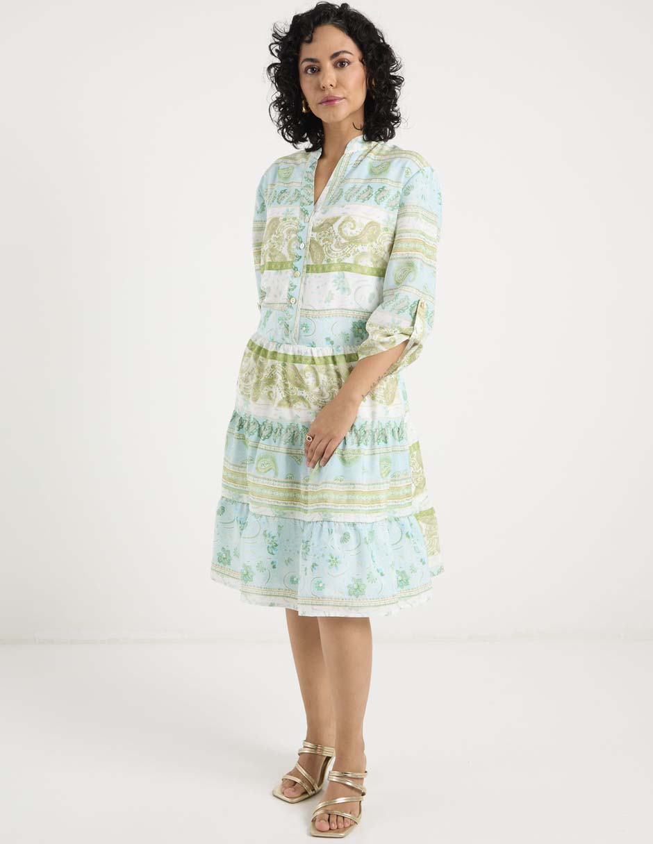 Vestido a la rodilla casual para mujer 4