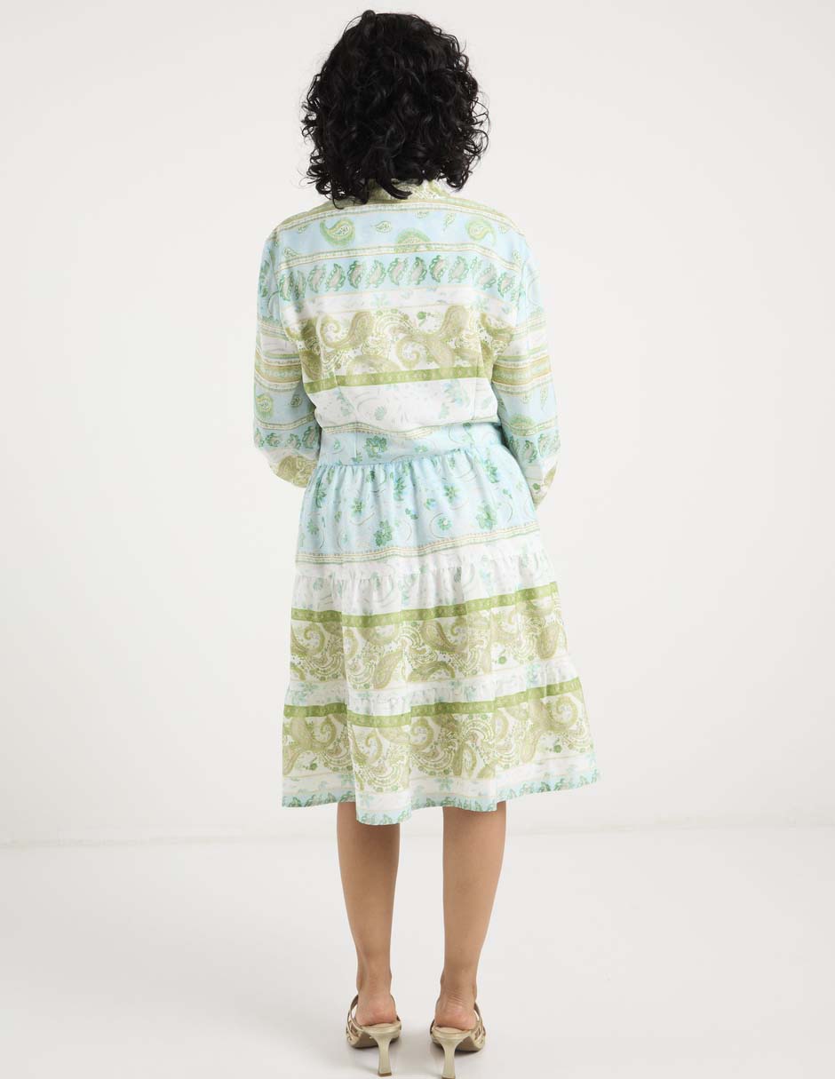 Vestido a la rodilla casual para mujer 6