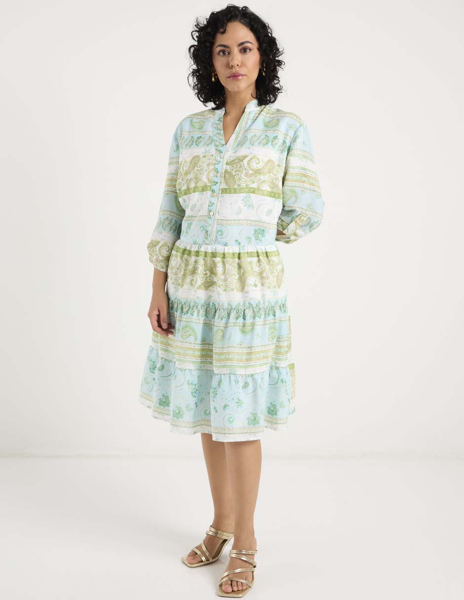 Vestido a la rodilla casual Toscano para mujer
