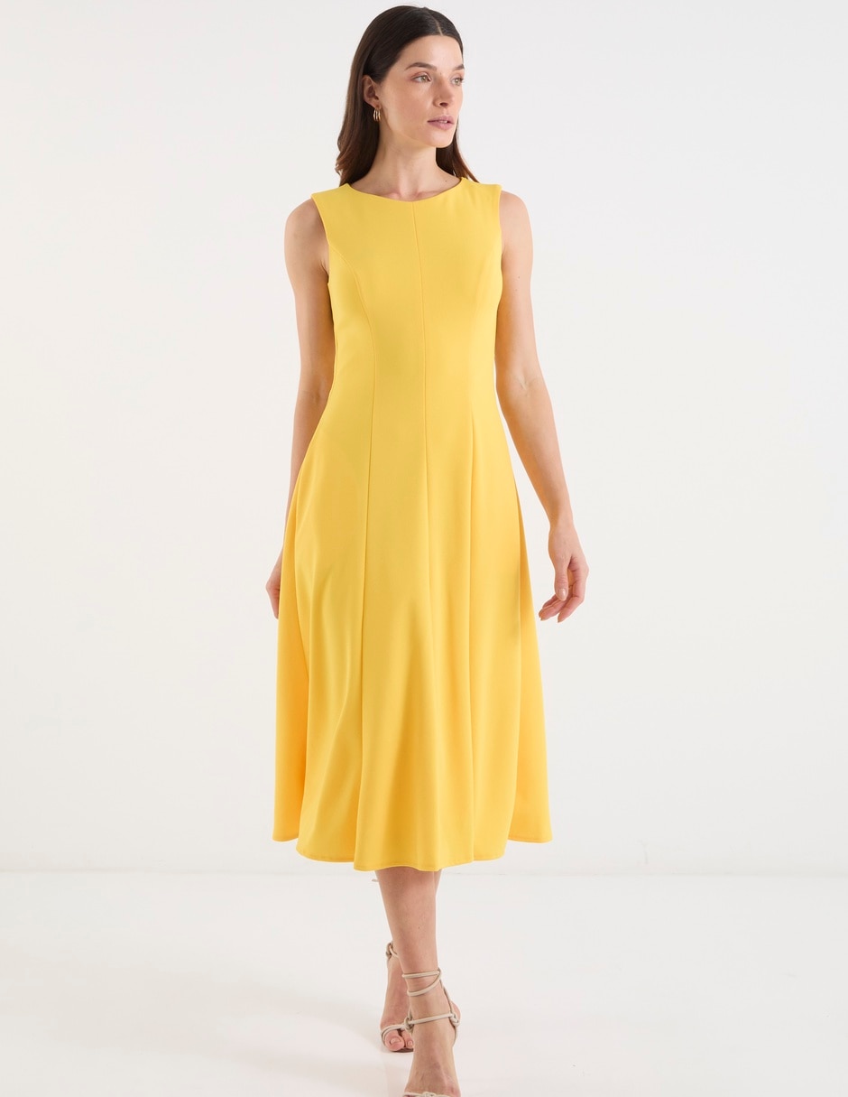 Vestido midi casual para mujer 8