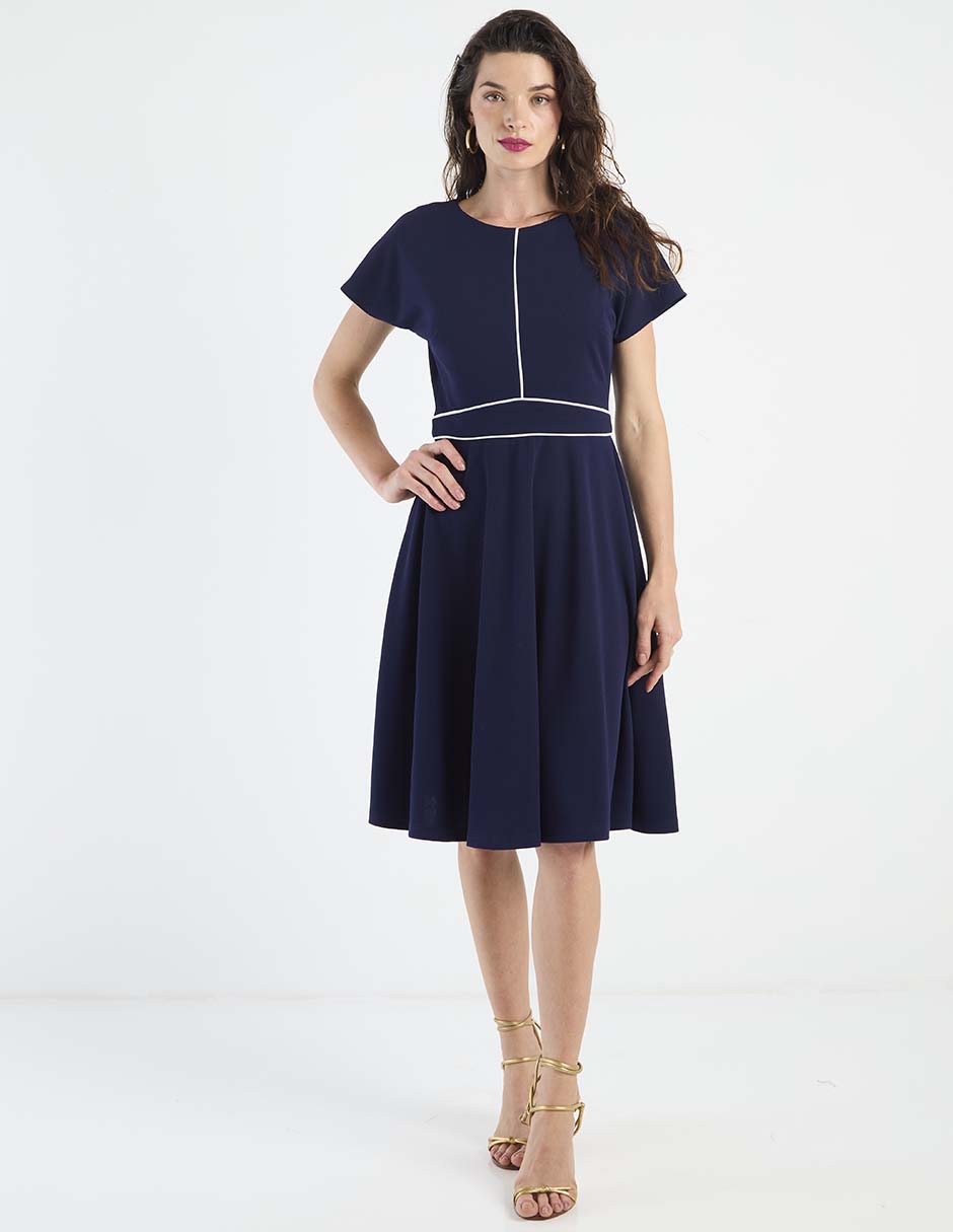 Vestido a la rodilla casual para mujer 3