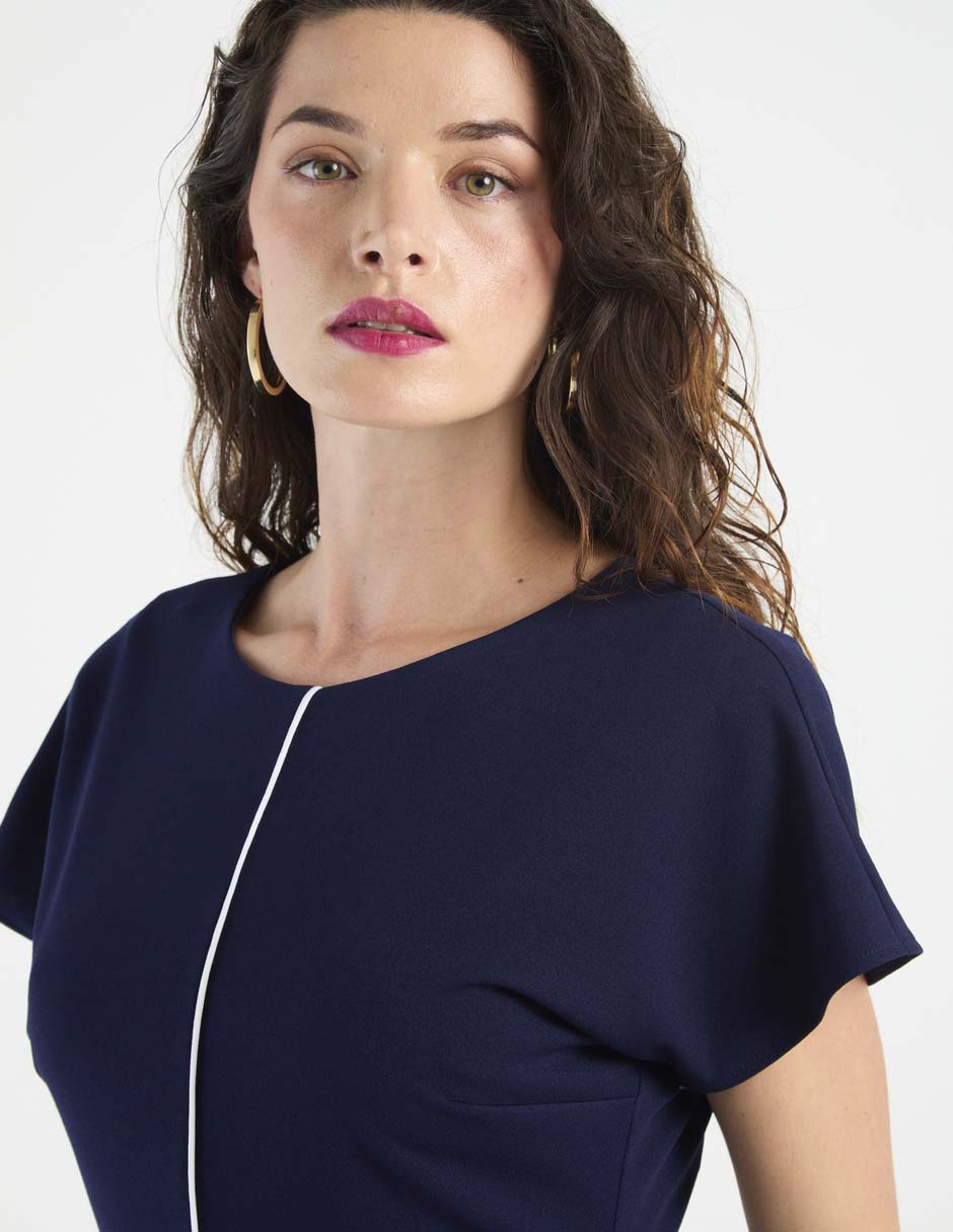 Vestido a la rodilla casual para mujer 4