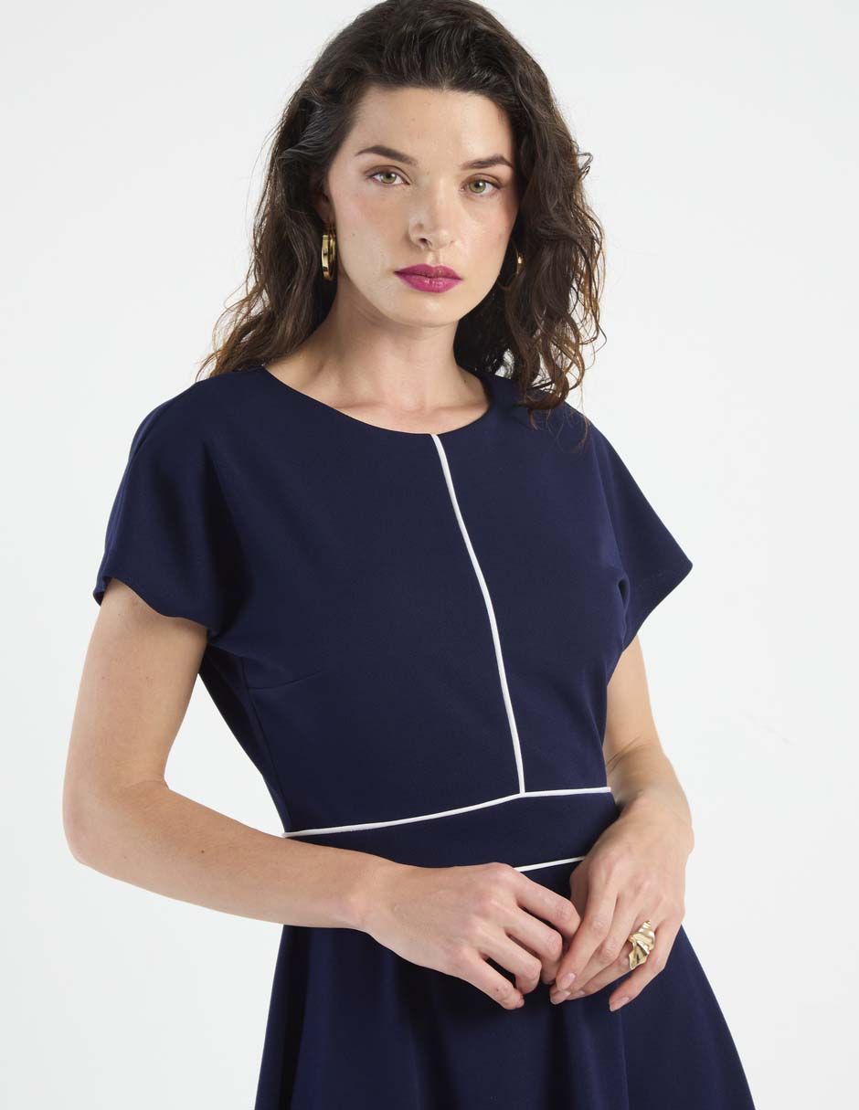 Vestido a la rodilla casual para mujer 5